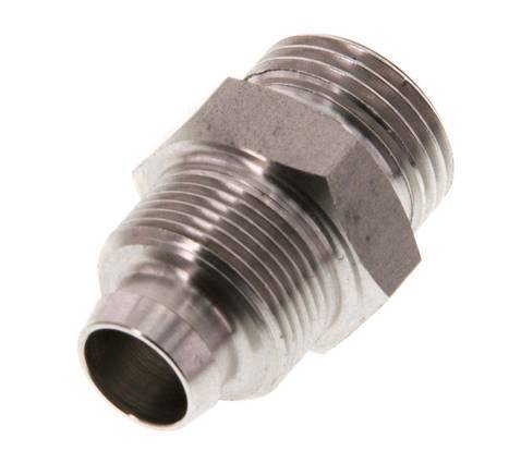 12x10 & G3/8'' Acero inoxidable 1.4571 Racor recto con rosca macho