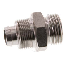 12x10 & G3/8'' Acero inoxidable 1.4571 Racor recto con rosca macho