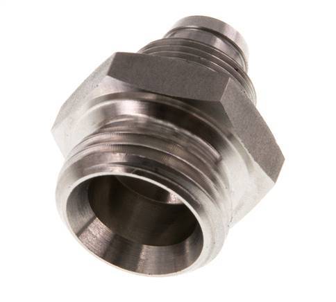 12x10 & G1/2'' Acero inoxidable 1.4571 Racor recto con rosca macho