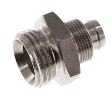 12x10 & G1/2'' Acero inoxidable 1.4571 Racor recto con rosca macho