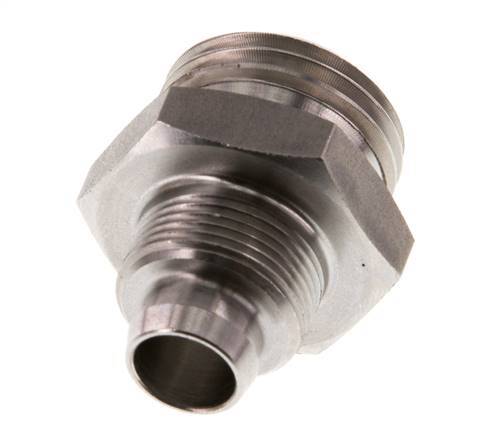 12x10 & G1/2'' Acero inoxidable 1.4571 Racor recto con rosca macho