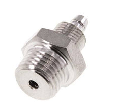 6x4 & 1/4''NPT Racor recto con rosca macho de acero inoxidable 1.4571