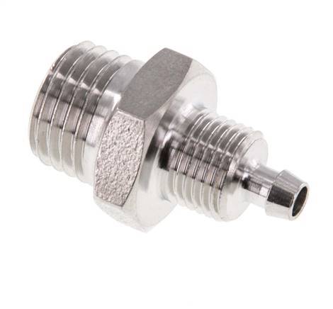 6x4 & 1/4''NPT Racor recto con rosca macho de acero inoxidable 1.4571