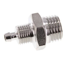 6x4 & 1/4''NPT Racor recto con rosca macho de acero inoxidable 1.4571