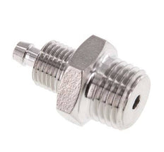 6x4 & 1/4''NPT Racor recto con rosca macho de acero inoxidable 1.4571
