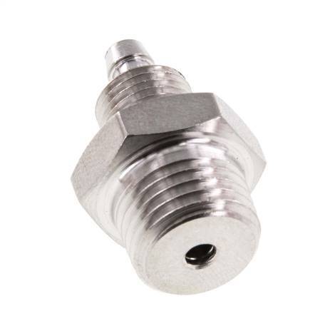 6x4 & 1/4''NPT Racor recto con rosca macho de acero inoxidable 1.4571