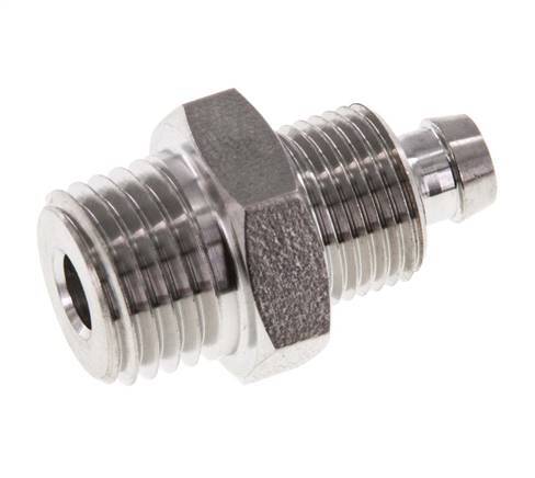 8x6 & 1/4''NPT Racor recto con rosca macho de acero inoxidable 1.4571