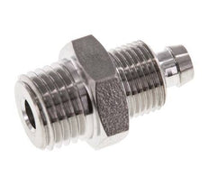 8x6 & 1/4''NPT Racor recto con rosca macho de acero inoxidable 1.4571
