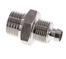 8x6 & 1/4''NPT Racor recto con rosca macho de acero inoxidable 1.4571