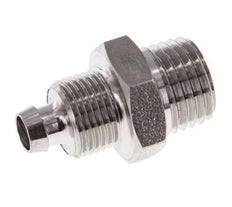 8x6 & 1/4''NPT Racor recto con rosca macho de acero inoxidable 1.4571