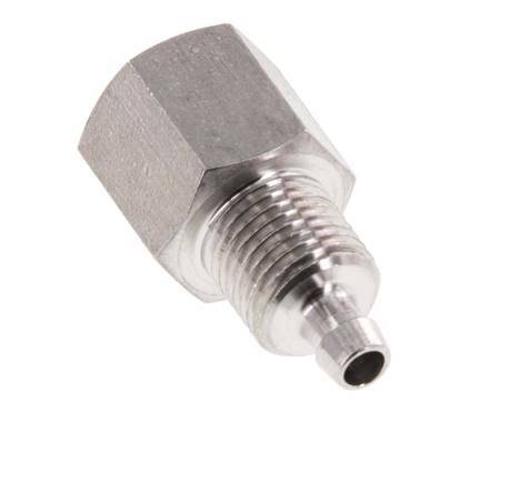 6x4 & G1/8'' Acero inoxidable 1.4571 Racor recto con rosca hembra