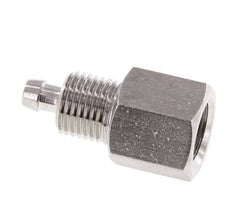 6x4 & G1/8'' Acero inoxidable 1.4571 Racor recto con rosca hembra