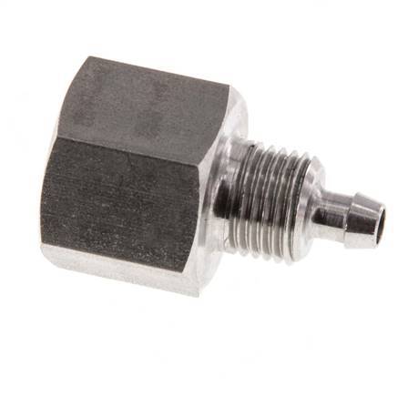 6x4 & G1/4'' Acero inoxidable 1.4571 Racor recto con rosca hembra