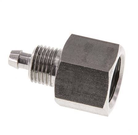6x4 & G1/4'' Acero inoxidable 1.4571 Racor recto con rosca hembra