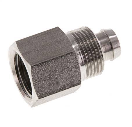 10x8 & G1/4'' Acero inoxidable 1.4571 Racor recto con rosca hembra