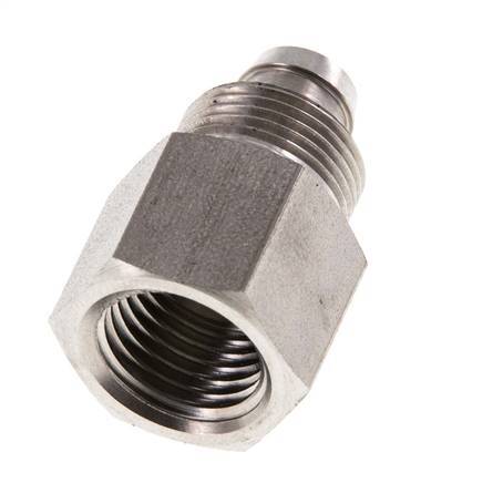 10x8 & G1/4'' Acero inoxidable 1.4571 Racor recto con rosca hembra