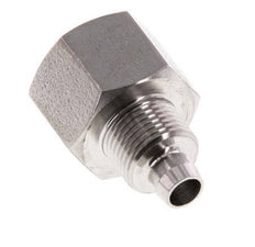 8x6 & G3/8'' Acero inoxidable 1.4571 Racor recto con rosca hembra
