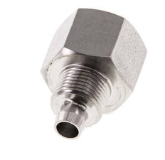 8x6 & G3/8'' Acero inoxidable 1.4571 Racor recto con rosca hembra
