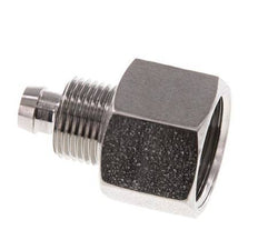 8x6 & G3/8'' Acero inoxidable 1.4571 Racor recto con rosca hembra
