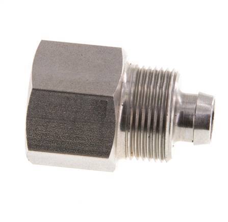 10x8 & G3/8'' Acero inoxidable 1.4571 Racor recto con rosca hembra