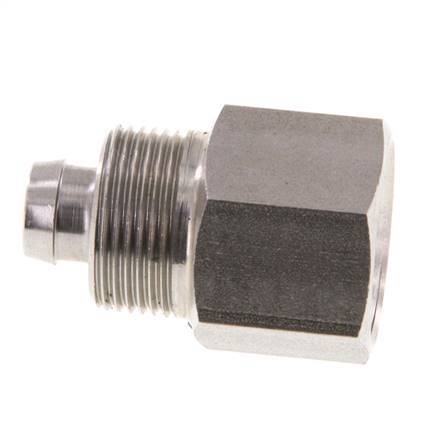 10x8 & G3/8'' Acero inoxidable 1.4571 Racor recto con rosca hembra