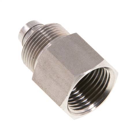 10x8 & G3/8'' Acero inoxidable 1.4571 Racor recto con rosca hembra
