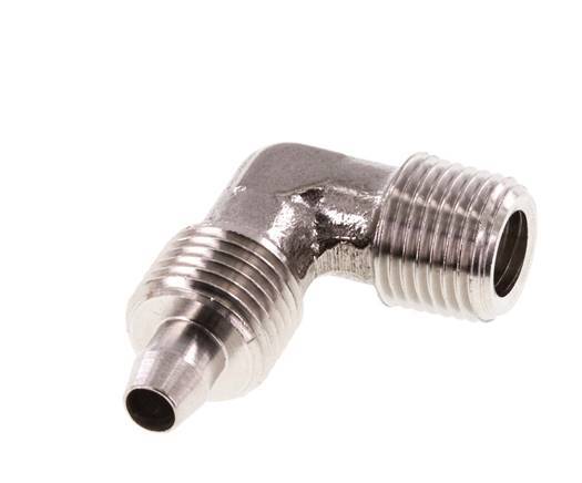 6x4 & R1/8'' Acero inoxidable 1.4404 Racor codo con rosca macho
