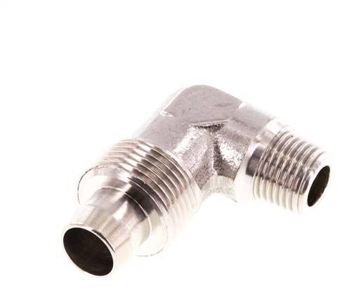 10x8 & R1/8'' Acero inoxidable 1.4404 Racor codo con rosca macho
