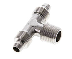 Racor rápido en T de acero inoxidable 1.4404 de 8x6 y R1/4'' con rosca macho