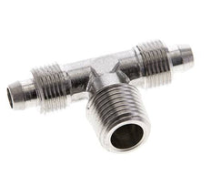 Racor rápido en T de acero inoxidable 1.4404 de 8x6 y R1/4'' con rosca macho