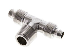 Racor rápido en T de acero inoxidable 1.4404 de 8x6 y R1/4'' con rosca macho