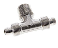 Racor rápido en T de acero inoxidable 1.4404 de 8x6 y R1/4'' con rosca macho