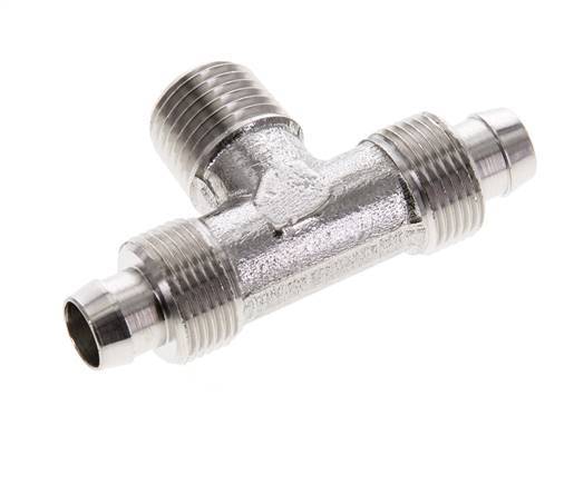 10x8 & R1/4'' Acero inoxidable 1.4404 Racor rápido en T con rosca macho