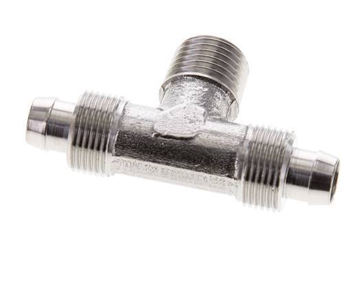 10x8 & R1/4'' Acero inoxidable 1.4404 Racor rápido en T con rosca macho