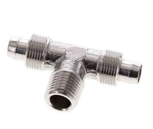 10x8 & R1/4'' Acero inoxidable 1.4404 Racor rápido en T con rosca macho