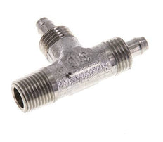 6x4 & R1/8'' Acero inoxidable 1.4305 Racor en T de ángulo recto con rosca macho