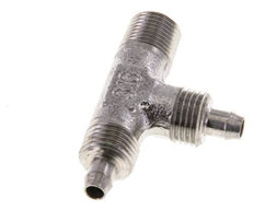 6x4 & R1/8'' Acero inoxidable 1.4305 Racor en T de ángulo recto con rosca macho