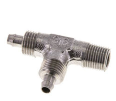 6x4 & R1/8'' Acero inoxidable 1.4305 Racor en T de ángulo recto con rosca macho