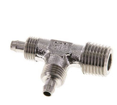 6x4 & R1/4'' Acero inoxidable 1.4305 Racor en T de ángulo recto con rosca macho