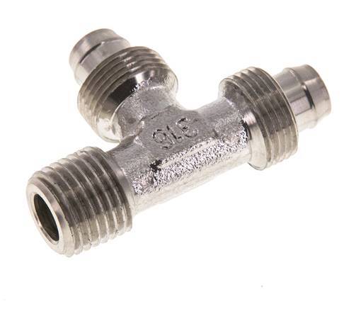 10x8 & R1/4'' Acero inoxidable 1.4305 Racor en T en ángulo recto con rosca macho