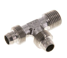 10x8 & R1/4'' Acero inoxidable 1.4305 Racor en T en ángulo recto con rosca macho