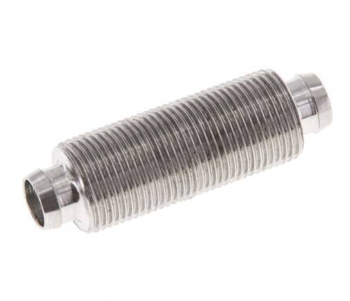 10x8 Acero Inoxidable 1.4571 Racor Recto Pasamuros