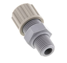 Racor de compresión recto 10x8mm y G1/4'' PA con rosca macho 10 bar [2 piezas]