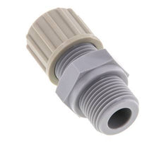 10x8mm & G3/8'' PA Racor recto de compresión con rosca macho 10 bar