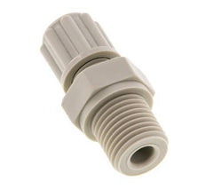 Accesorio de compresión recto de PP de 6x4mm y G1/4'' con rosca macho 10 bar [2 piezas]