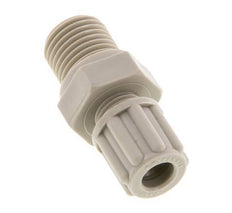 Accesorio de compresión recto de PP de 6x4mm y G1/4'' con rosca macho 10 bar [2 piezas]