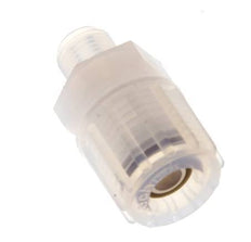 Racor de corte recto PFA 8x6 mm y G1/8'' con rosca macho 10 bar