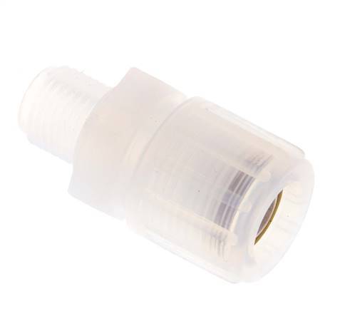 12x9mm & G1/4'' PFA Racor de corte recto con rosca macho 10 bar