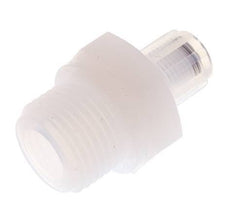 Accesorio de corte recto PFA de 6x4 mm y G1/2'' con roscas macho 10 bar