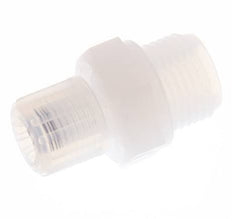 Racor de corte recto PFA 8x6 mm y G1/2'' con roscas macho 10 bar
